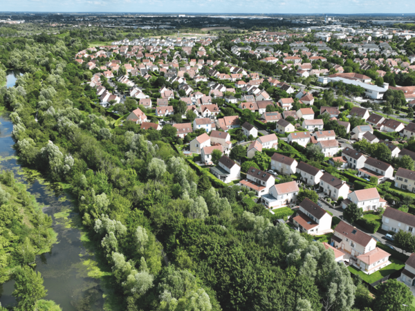 Vue drone de Lieusaint