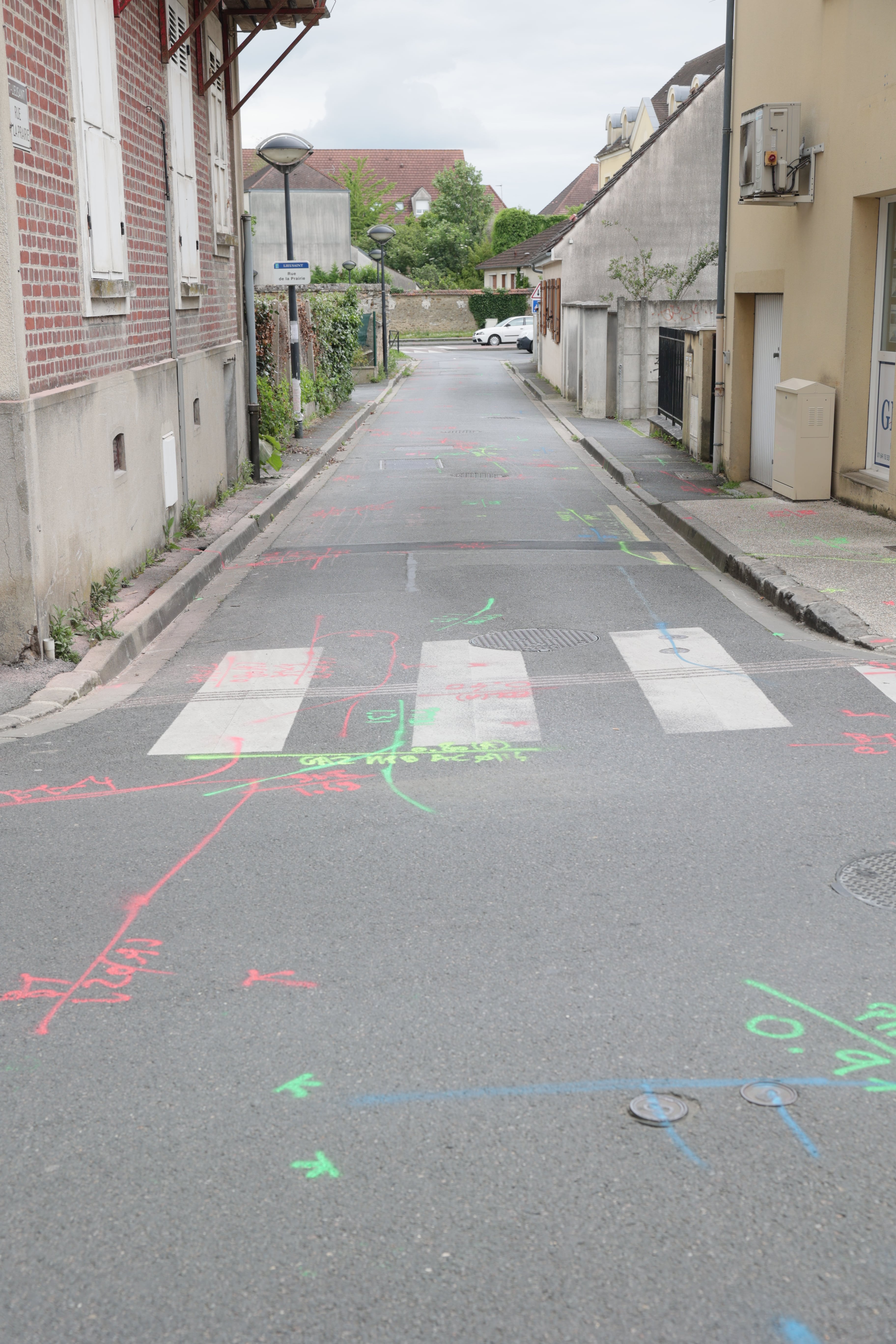 Rue de la Prairie (avant travaux)